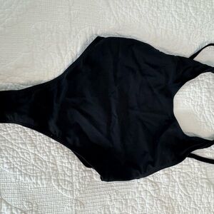 Black One-Piece Swimsuit